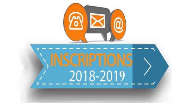 INSCRIPTIONS 2018 - 2019