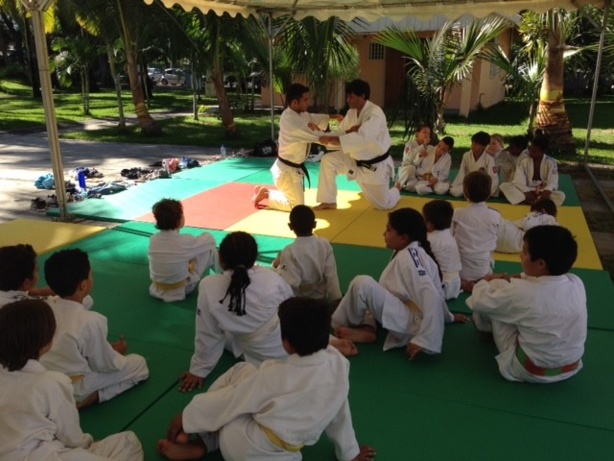 Judo Plein air avec Greg et bernard